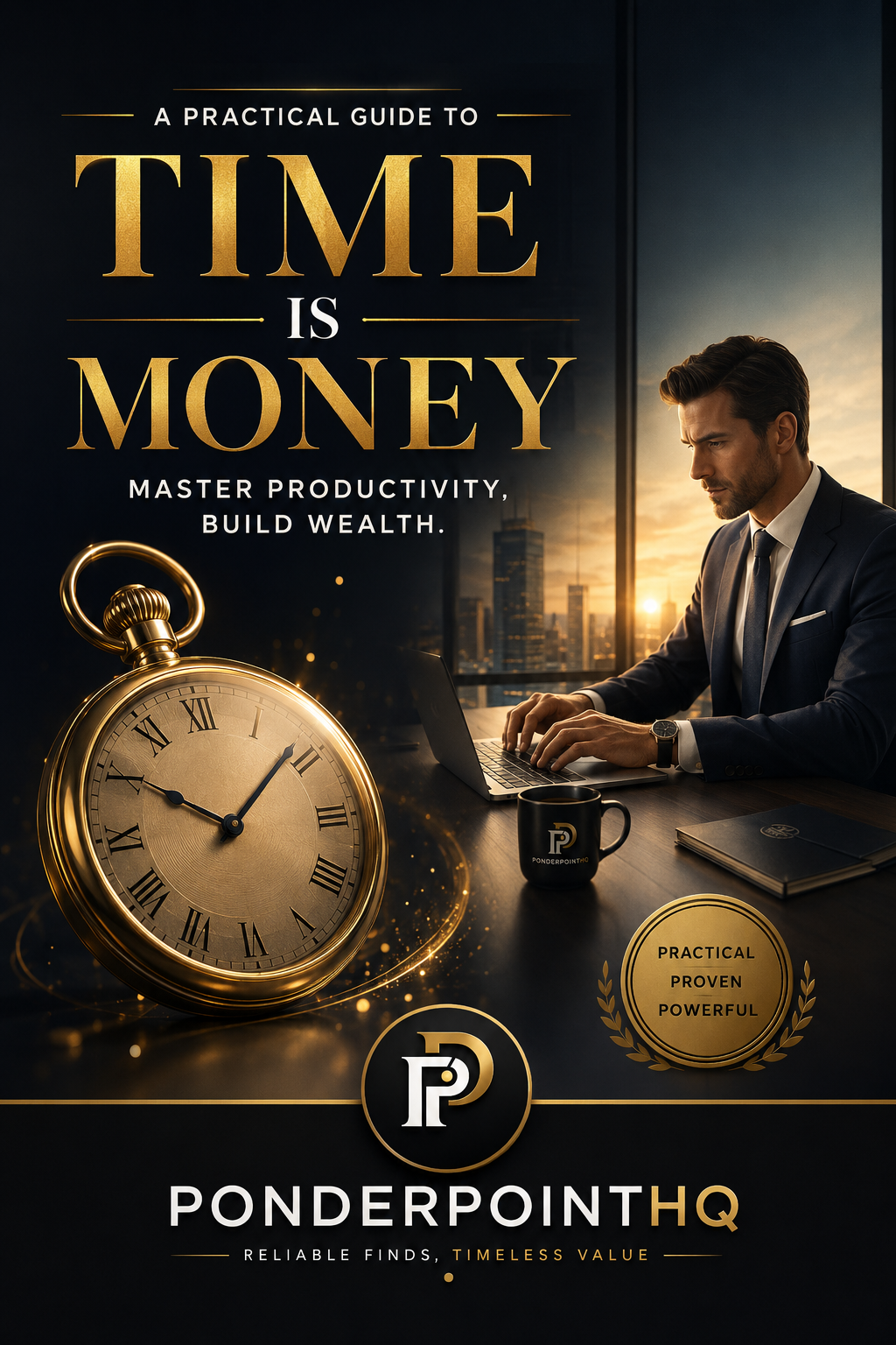 Time Is Money – A Practical Guide to Productivity & Wealth by PonderPoint HQ